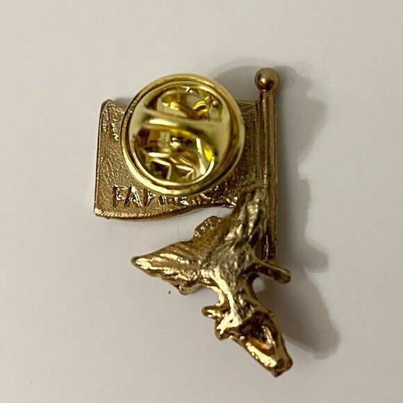 Vintage Angel with US American Flag Patriotic Pin - Picture 4 of 8